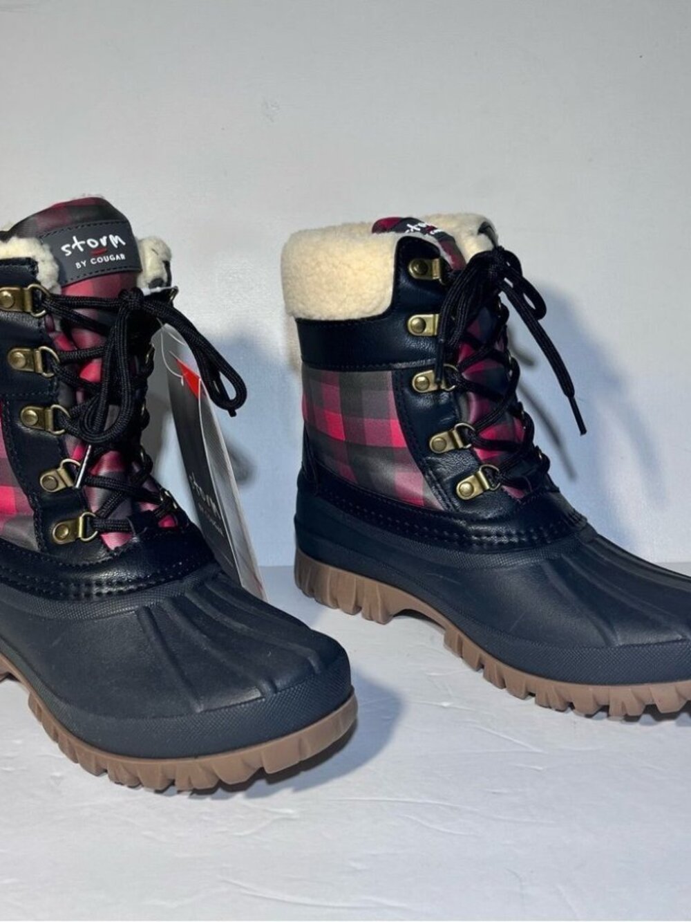 Cougar Carlisse Waterproof Lace-Up Winter Boots